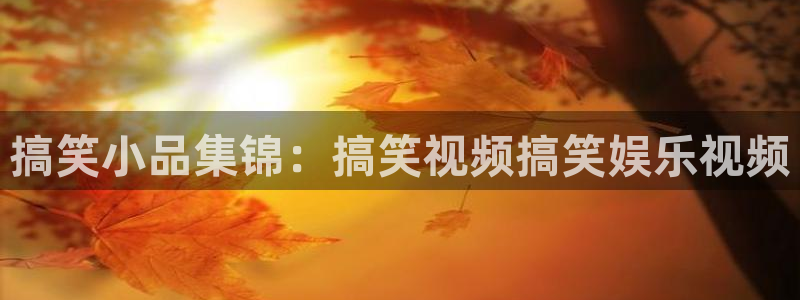 星辉平台是什么：搞笑小品集锦：搞笑视频搞笑娱乐视频